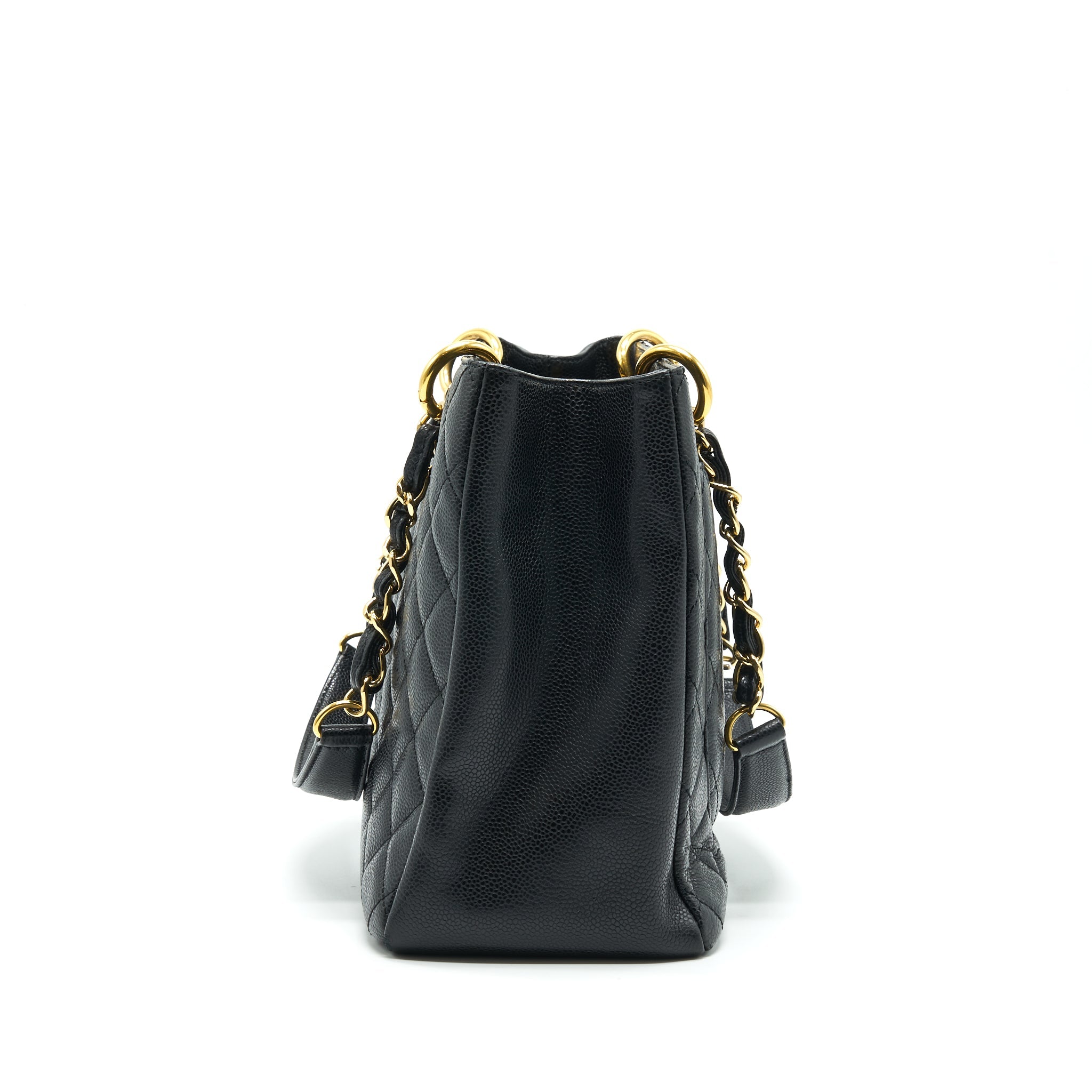 CHANEL CAVIAR GRAND SHOPPING TOTE GST BLACK - Image 7