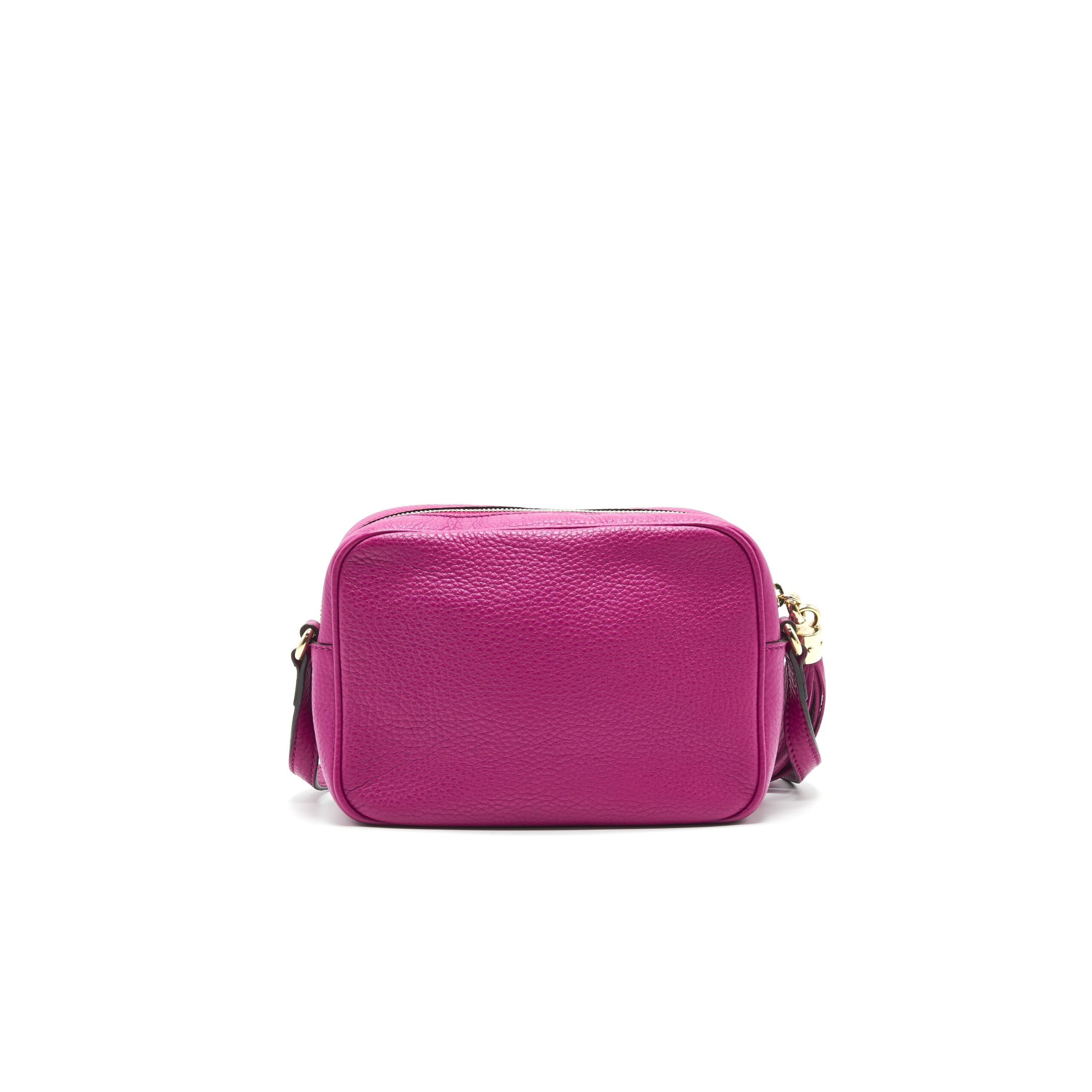 GUCCI SOHO SMALL LEATHER DISCO BAG HOT PINK - Image 2