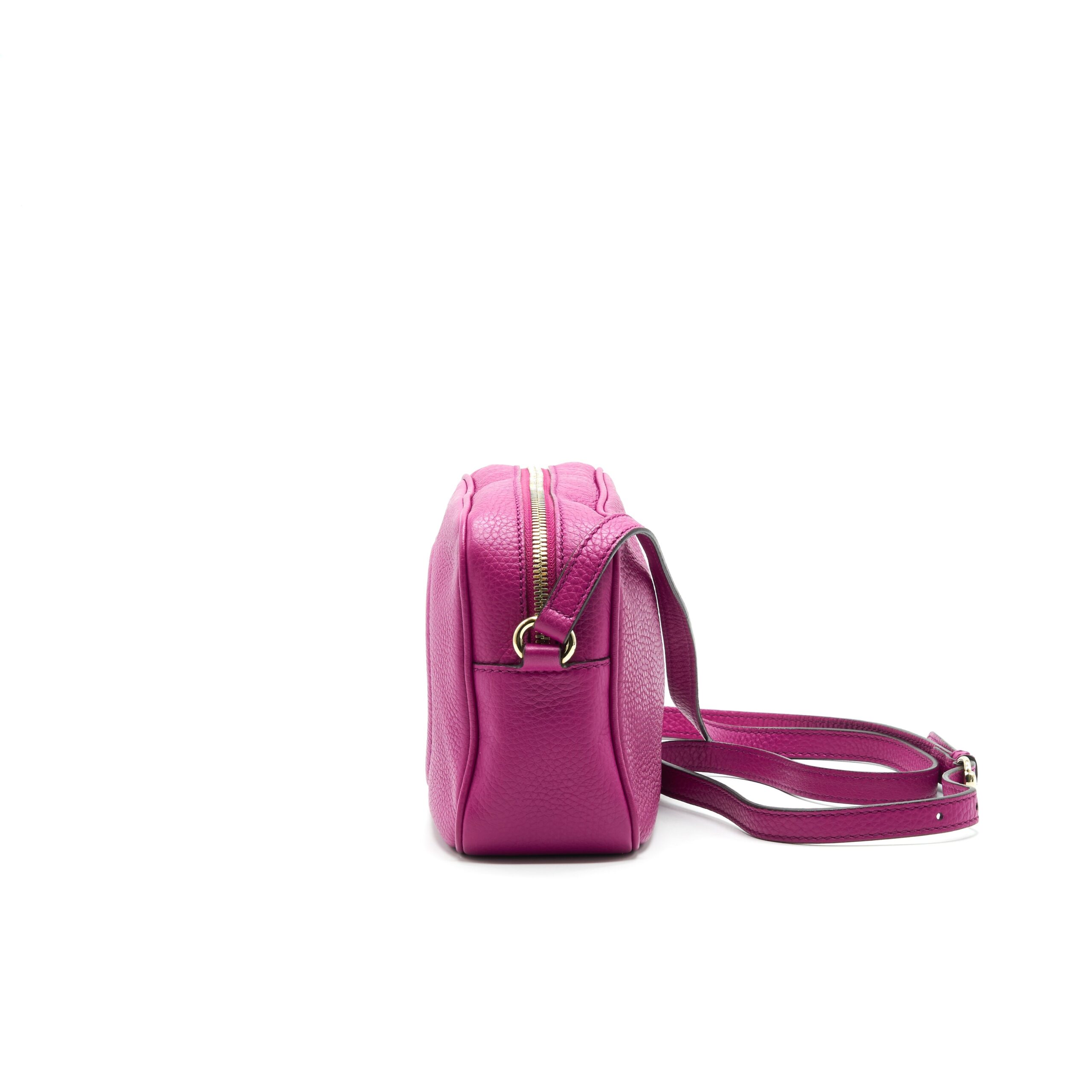 GUCCI SOHO SMALL LEATHER DISCO BAG HOT PINK - Image 3