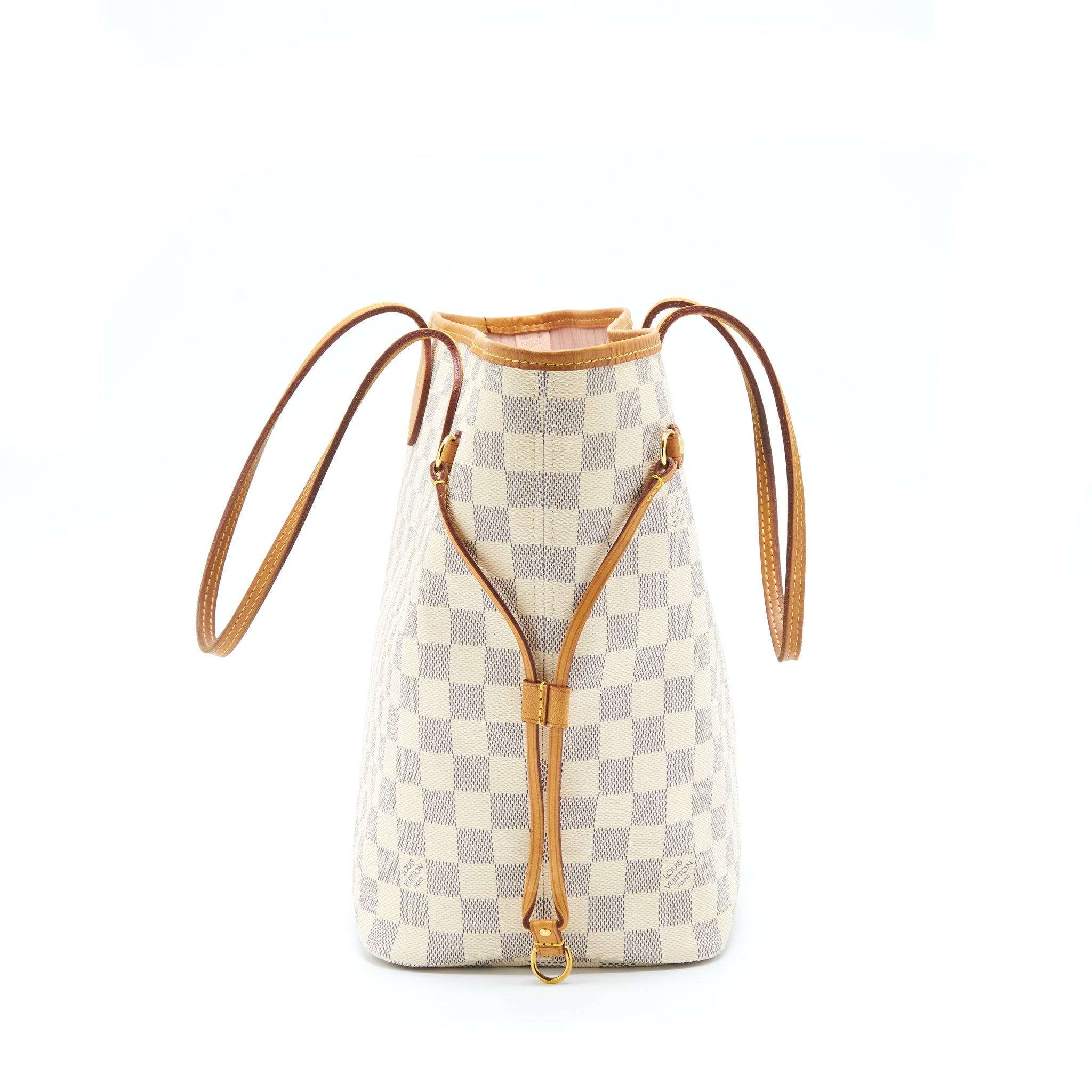 LOUIS VUITTON NEVERFULL MM DAMIER AZUR GHW - Image 3