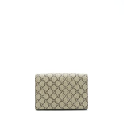 Alternative view of GUCCI DIONYSUS WALLET ON CHAIN GG SUPREME CANVAS SHW
