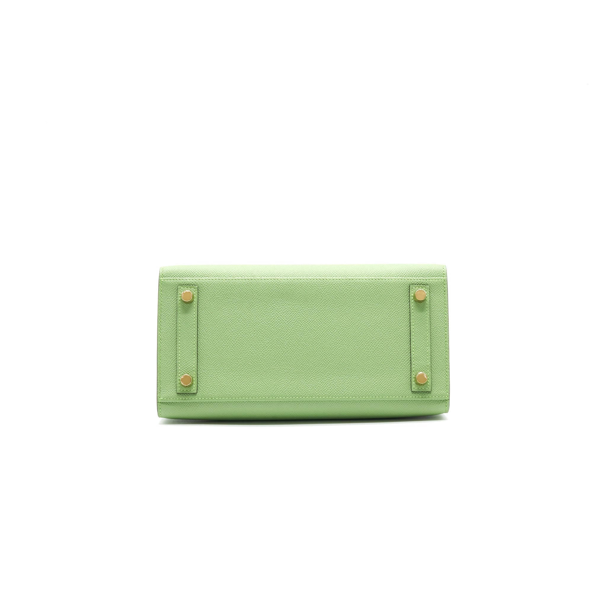 HERMES BIRKIN 25 SELLIER VERT CRIQUET GHW - Image 5