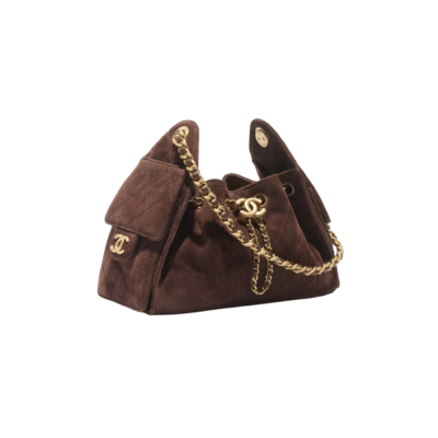 Alternative view of CHANEL 25 SUEDE CALFSKIN MINI HANDBAG GHW