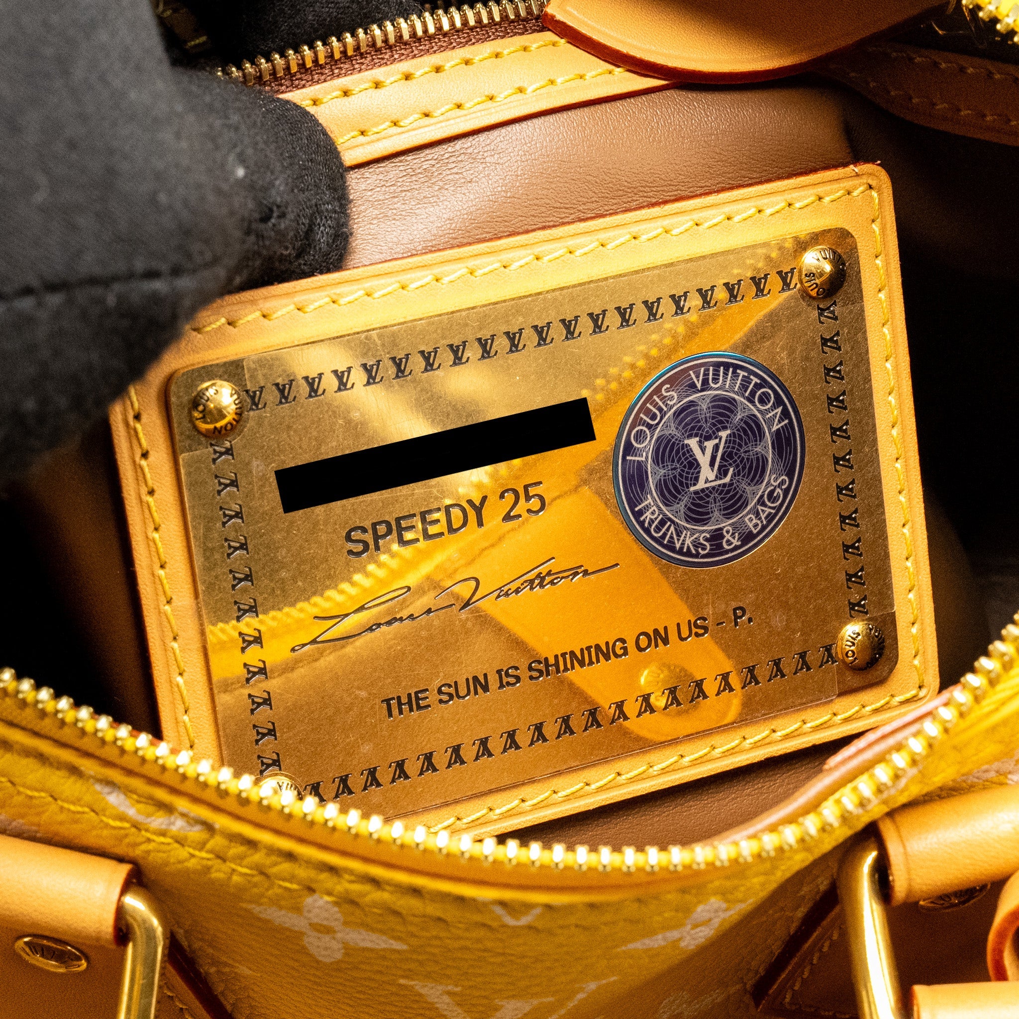 LOUIS VUITTON SPEEDY P9 BANDOULIÈRE 25 MONOGRAM SOFT CALFSKIN JAUNE MAT GHW - Image 18