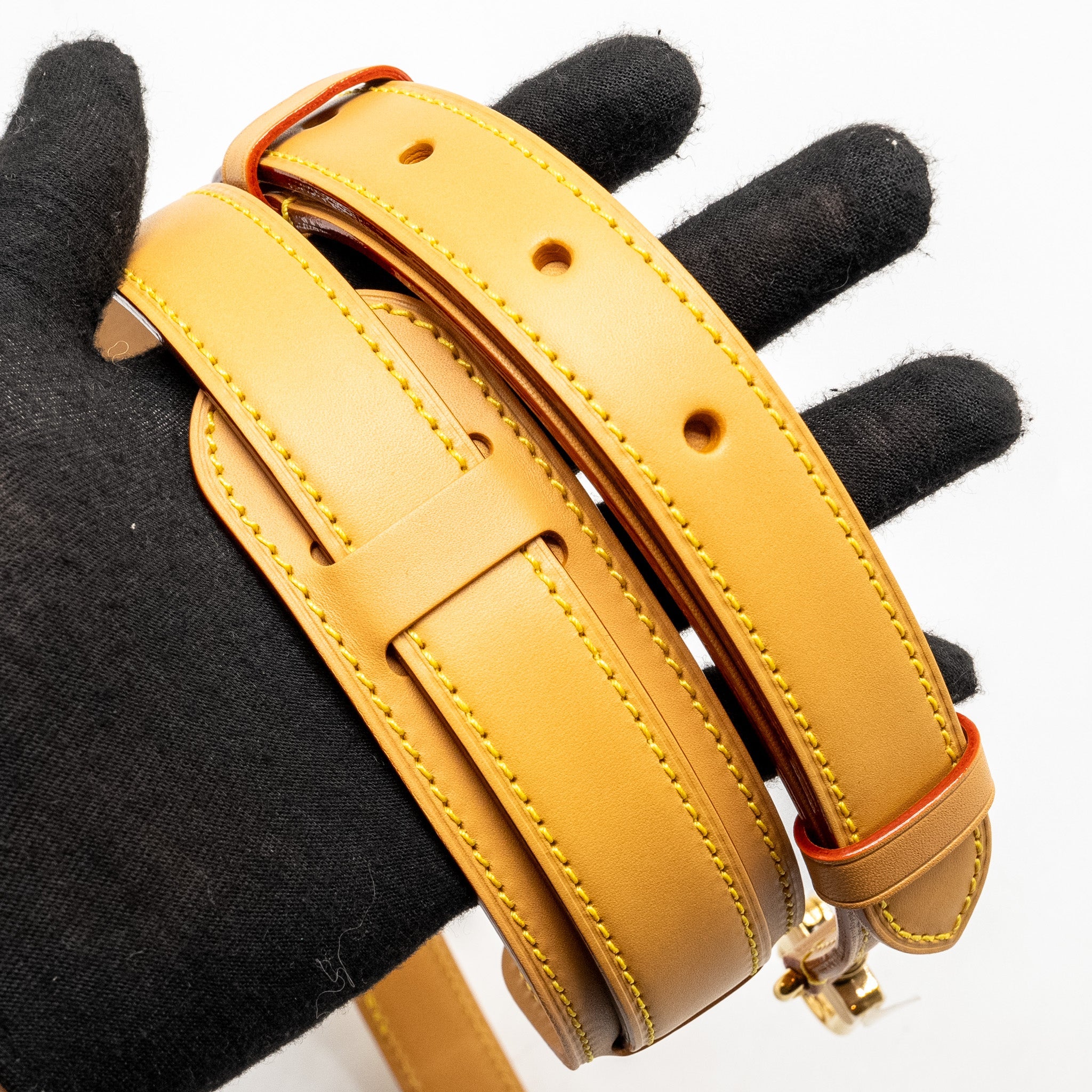 LOUIS VUITTON SPEEDY P9 BANDOULIÈRE 25 MONOGRAM SOFT CALFSKIN JAUNE MAT GHW - Image 13