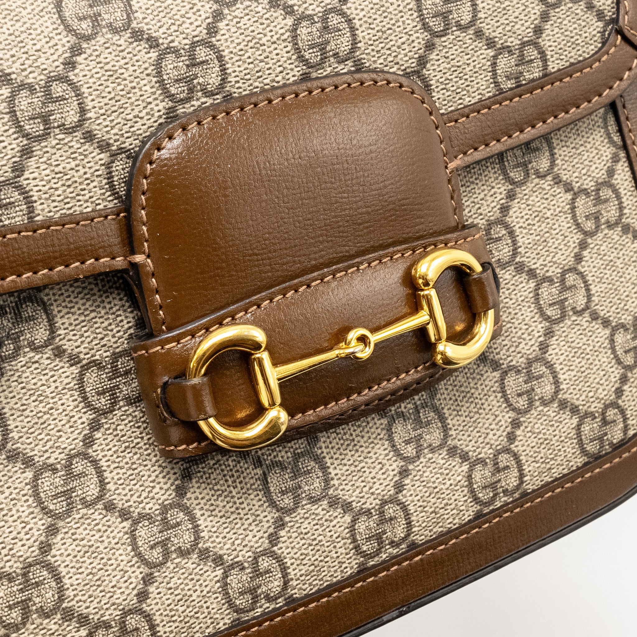 GUCCI HORSEBIT 1955 MINI BAG GG SUPREME CANVAS GHW - Image 12