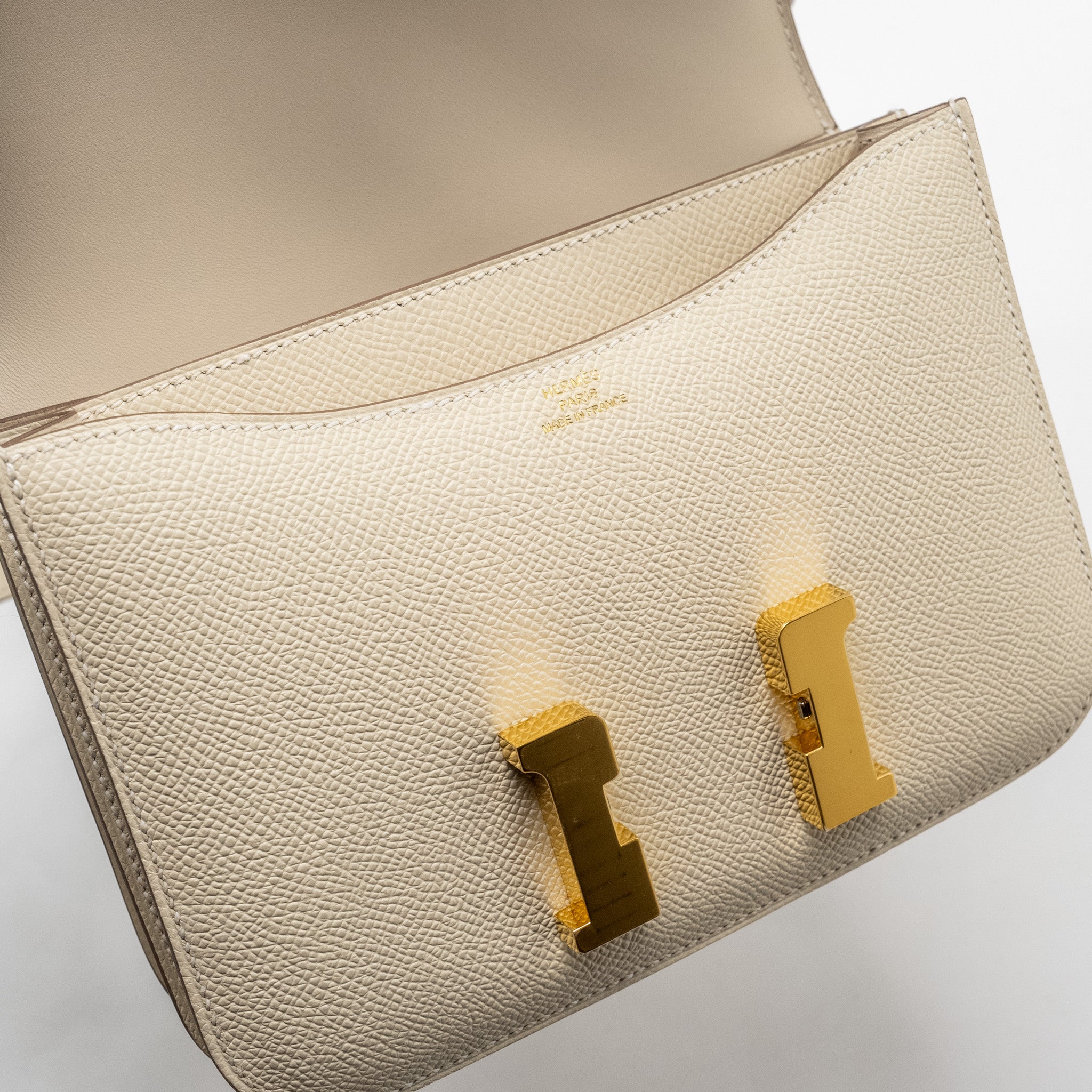 HERMES MINI CONSTANCE EPSOM CRAIE GHW - Image 14