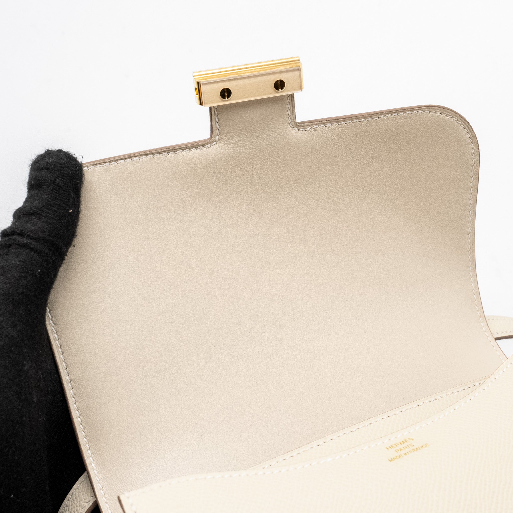 HERMES MINI CONSTANCE EPSOM CRAIE GHW - Image 15
