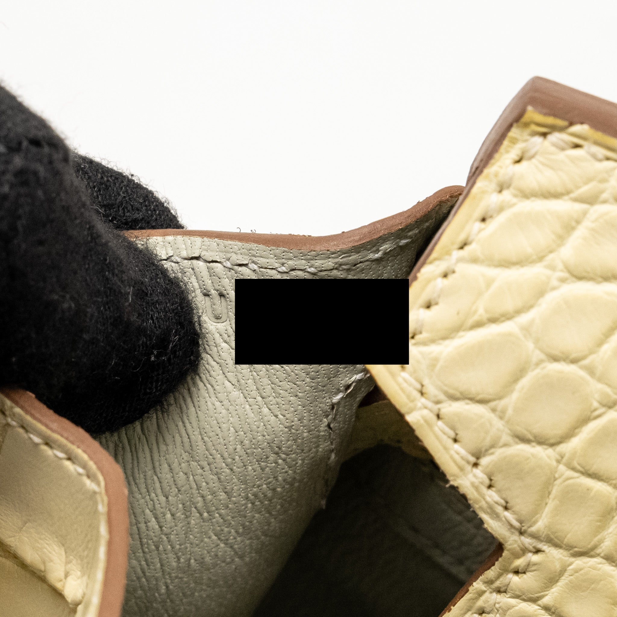 HERMES BIRKIN 25 SPECIAL ORDER MAT ALLIGATOR MISSISSIPPIENSIS VANILLE / GRIS PERLE LGHW - Image 8