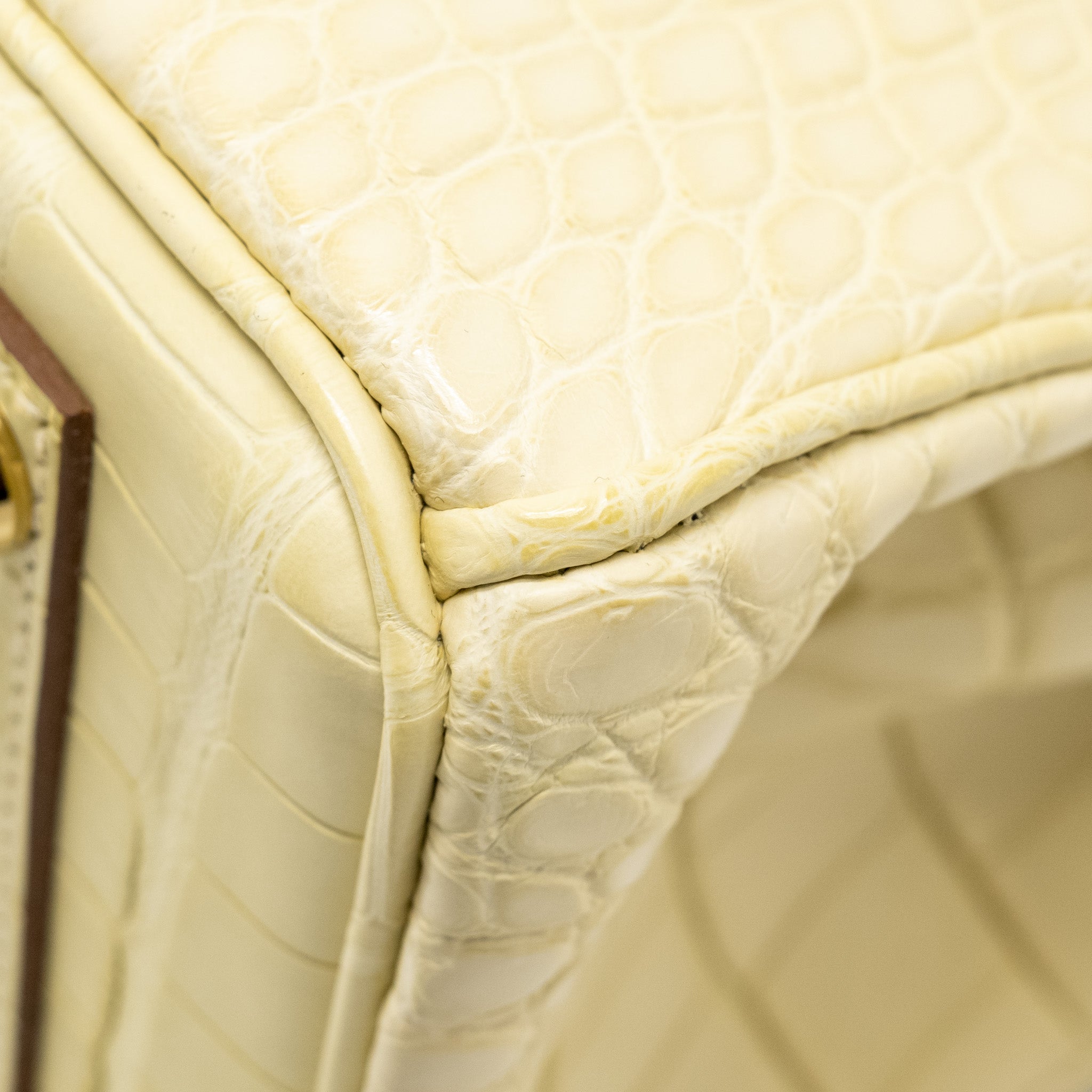 HERMES BIRKIN 25 SPECIAL ORDER MAT ALLIGATOR MISSISSIPPIENSIS VANILLE / GRIS PERLE LGHW - Image 21